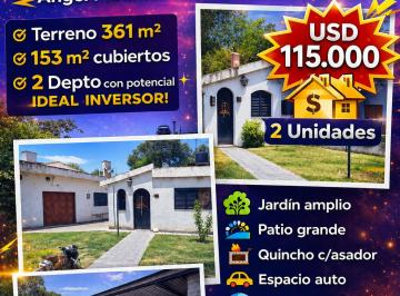 Casa de 1 ambiente, Córdoba · Oportunidad en Argüello Norte – Gran Terreno + 2 Departamentos