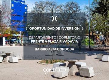 Departamento · 45m² · 2 Ambientes · Dpto Frente Plaza 1 Dormitorio Equipado Full Posesión Ya! C/ Escritura. Apto Credito!
