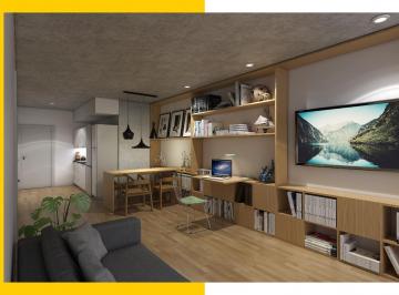 Departamento · 70m² · 3 Ambientes · Excelente Tres Ambientes con Enorme Terraza Privada en Distrito de Las Artes.