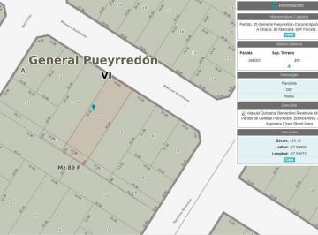 Terreno · 447m² · Lote en Venta - Bernardino Rivadavia
