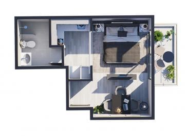 Departamento · 35m² · 2 Ambientes · Departamento en Villa Crespo Apto Airbnb en Pozo