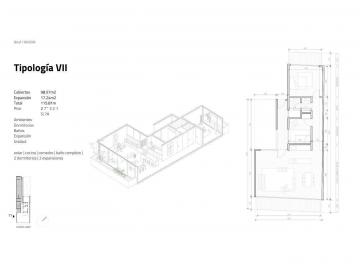 Departamento · 98m² · 3 Ambientes · Departamento - Coghlan