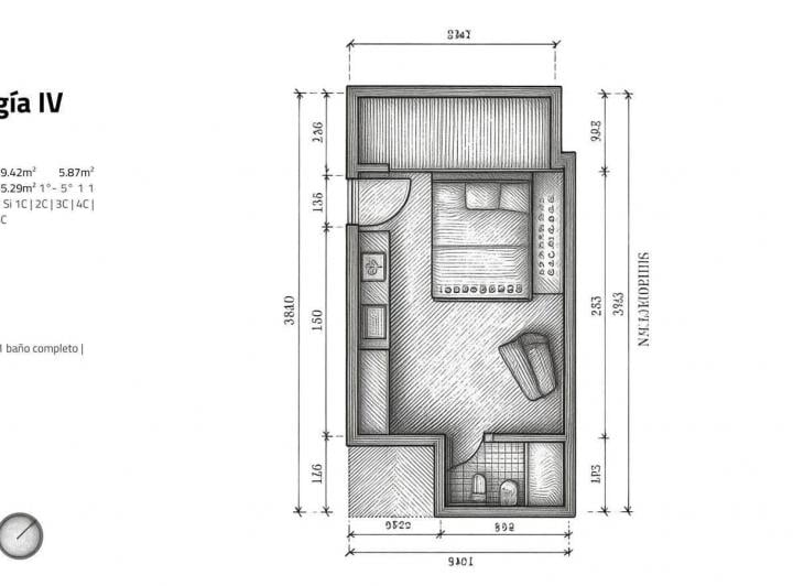 Departamento · 29m² · 1 Ambiente