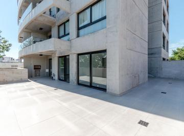 Departamento · 76m² · 2 Ambientes · 1 Cochera · Departamento de Dos Ambientes con Gran Patio en Alquiler Ubicado en San Isidro, Torre con Piscina.