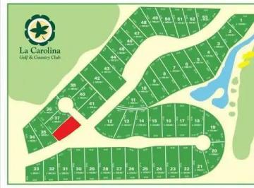 Terreno · 966m² · En Venta Terreno 966 m² La Carolina Golf & Country Club. Barrio Cerrado. Acepta Permuta.