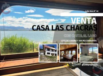 Casa · 4127m² · 4 Ambientes · 1 Cochera · Venta - Lote / Casa con Costa Al Lago - Las Chacras Ruta 40
