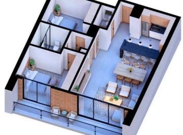 Departamento · 89m² · 3 Ambientes · Venta Dpto en Pozo 2 Dorm