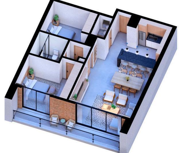 Departamento · 89m² · 3 Ambientes