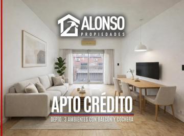 Departamento · 67m² · 3 Ambientes · 1 Cochera · Venta - Depto. 3 Ambientes con Balcón y Cochera en Venta