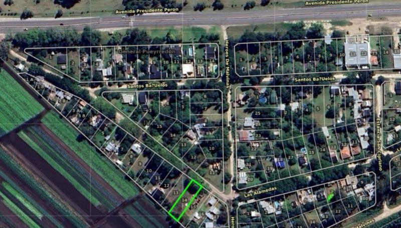 Lote en venta de 824m² con financiación — Batán