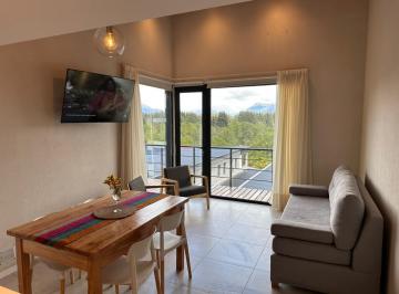 Departamento · 43m² · 2 Ambientes · 1 Cochera · Alquiler Permanente - Departamento 2 Amb C/coch Cub. Equipado, El Mercado, Villa La Angostura
