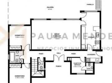 Casa · 263m² · 5 Ambientes · 1 Cochera · Casa Chalet en Venta en San Isidro Labrador, Villanueva, Tigre