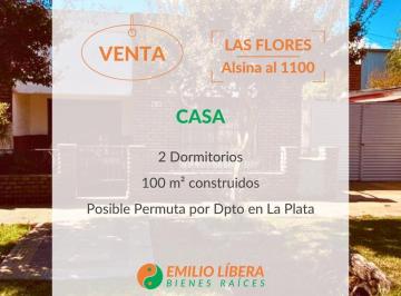 Casa · 100m² · 4 Ambientes · 1 Cochera · Casa en Las Flores