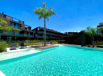 Departamento · 50m² · 2 Ambientes · 1 Cochera · Alquiler Departamento Nordelta Milennia 2 Ambientes con Jardin y Parrilla