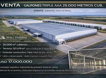 Depósito · 25000m² · Complejo Logístico Triple Aaa en Zárate | 25.000 m² Cubiertos| Gran Escala