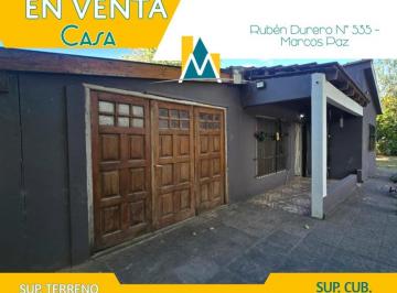 Casa · 210m² · 4 Ambientes · 2 Cocheras · Casa en Venta - Marcos Paz