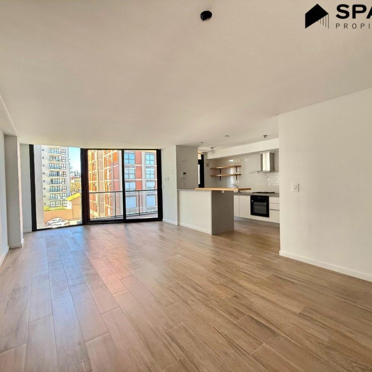Depto 3 amb, 95m² con cochera y amenities — Playa Grande