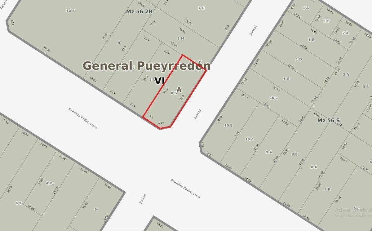 Terreno de 600m² en Av. Luro y Juncal — Estación Terminal