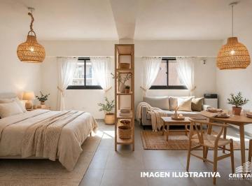 Departamento · 32m² · 1 Ambiente · Venta / Permuta - Monoambiente Divisible con Amenities - Martin, Rosario