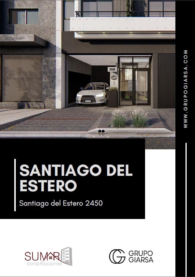Edificio Santiago - oportunidad en barrio Chauvín, 47.60m², 2 amb, 1 dorm