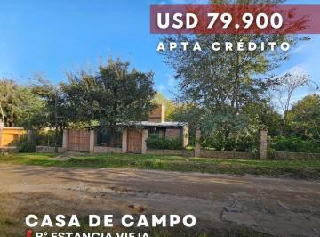 Casa · 151m² · 4 Ambientes · Venta Casa de Campo de 2 Dorm. y Cochera en 1.620 m² de Terreno en Estancia Vieja