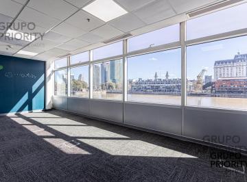 Oficina comercial · 260m² · 8 Ambientes · 2 Cocheras · Oficina Premium con Cochera en Alquiler en La Mejor Zona de Puerto Madero