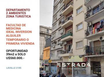 Departamento · 39m² · 2 Ambientes · Departamento 2 Ambientes en Venta, Capital Federal