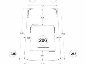 Terreno · 621m² · Venta Terreno Riberas con Proyecto Incluido!