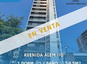 Departamento · 59m² · 3 Ambientes · Nuevo Ingreso - Departamento en Venta Av Alem 110
