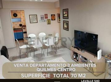 Departamento · 70m² · 3 Ambientes · Venta Departamento 3 Ambientes en Quilmes Centro