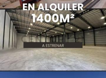 Bodega-Galpón · 1400m² · Alquiler Galpón Parque Avant Alvear