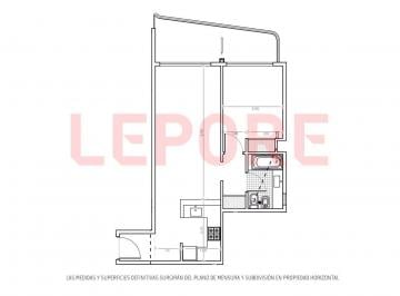 LEP-LE5-53860_2 · Departamento 2 Ambientes. | Av San Juan Al 3600