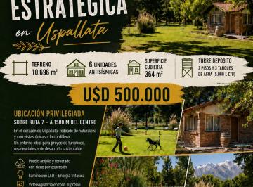 Quinta vacacional de 7 ambientes, Uspallata · Uspallata (Mza) Venta Directa - Oportunidad de Inversion Estratégica!