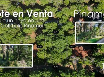 Terreno · 599m² · Lote de Terreno en Venta en La Zona Golf de Pinamar