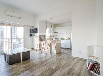 Departamento de 1 ambiente, Palermo · Impec Piso Alto! Todo a Nuevo! Espectacular Vista Abierta Al Río! T/luz y Sol! Vig24hs! Único! Oport