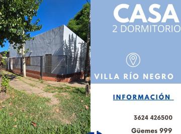 Casa · 2 Dormitorios · 1 Cochera · Villa Río Negro - Casa 2 Dorm.