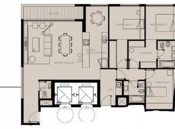 Departamento · 125m² · 4 Ambientes · Departamento a Estrenar Palermo Chico Parrilla Propia en Pozo