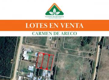 Terreno , Carmen de Areco · ¡Nuevo Ingreso! 3 Lotes Ubicados en Carmen de Areco