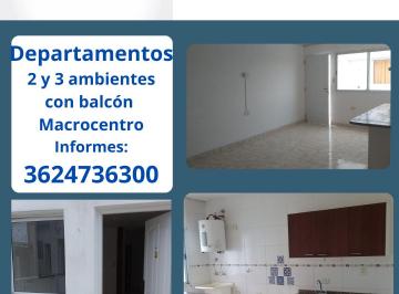 Departamento de 3 ambientes, Resistencia · Departamentos de Uno y 2 Dorm. en Venta en Macrocentro