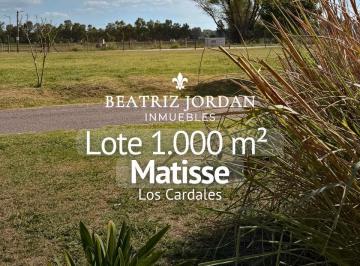 Terreno · 1000m² · Terreno en Venta, Barrio Privado Matisse, Los Cardales