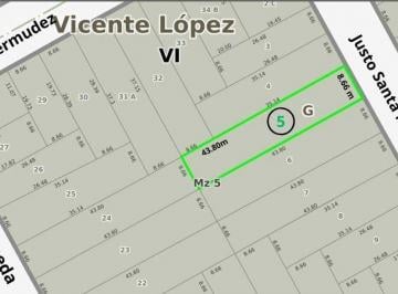 Terreno , Vicente López · Terreno en Venta con Casa a Refaccionar. 379 m². Fray J Santa Maria de Oro 3600. Olivos