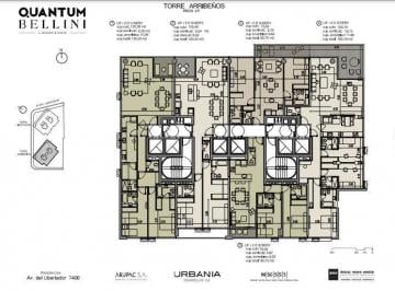 Departamento · 130m² · 4 Ambientes · Quantum Bellini, Departamento de 3 Ambientes a Estrenar.