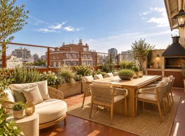 Departamento · 189m² · 5 Ambientes · 1 Cochera · Triplex con Terraza, Parrilla y Cochera Fija en Incas y Freire - Belgrano R