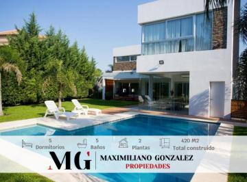 Casa · 420m² · 7 Ambientes · 2 Cocheras · Casa Venta Terralagos Canning