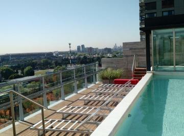 Departamento de 1 ambiente, Núñez · Estudio con Balcón Aterrazado con Vista Abierta y Cochera.