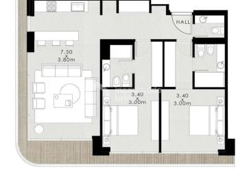 Departamento · 84m² · 3 Ambientes · 1 Cochera · Venta 3 Amb con Cochera en Belvedere Yacht