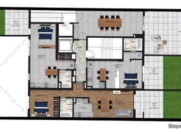 Departamento · 34m² · 1 Ambiente · Venta - 3 de Febrero 450 - Monoambiente con Patio - Amenities - Piso 1 E Bloque Iibarrio Martin
