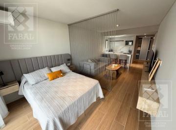 Departamento · 37m² · 1 Ambiente · Monoambiente Alquiler Centro, Amoblado, con Balcón; Edificio con Amenities