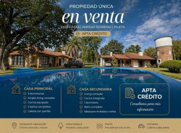 Quinta vacacional · 1350m² · 4 Ambientes · 1 Cochera · Venta Casa 4 Ambientes con Pileta + 2 Ambientes La Reja