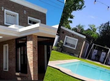 Casa · 177m² · 8 Ambientes · Venta Excelente Propiedad con Pileta y 3 Dorm., Grandes Espacios. Calidad y Confort en Barrio